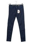 Vorschaubild 1 von Damen Stoffhose Paisley Baumwolle Stretch Blau Gr. W30/38/M