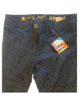 Vorschaubild 4 von Damen Stoffhose Paisley Baumwolle Stretch Blau Gr. W30/38/M