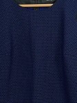 Vorschaubild 2 von Bluse Damen Gr. 34/XS Blau Polyester Strukturmuster Elegant Kurzarm