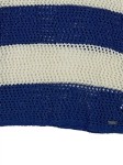 Vorschaubild 4 von Damen Pullover Strickpullover Gr. 36;S Blau Gestreift Lochmuster Maritim