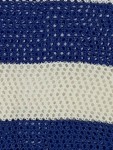 Vorschaubild 6 von Damen Pullover Strickpullover Gr. 36;S Blau Gestreift Lochmuster Maritim