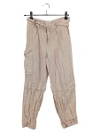 Vorschaubild 1 von Kinder Cargohose Leinen Ramie Beige Gr. 140 Jogger