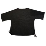 Vorschaubild 8 von Damen Pullover Gr. 44 XXL Schwarz Glitzer Lurex Rippstrick Modern