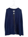 Vorschaubild 1 von Atelier GS Damen Strickjacke Gr. 44 Blau Baumwolle Viskose Klassisch