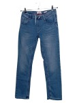 Vorschaubild 1 von Jeans Regular Fit Kinder Gr. 158 Blau Baumwolle Uni Casual Alltag Slim