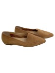 Vorschaubild 1 von Damen Slipper Loafer Wildleder Braun Gr. 36 Made in Italy