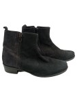 Vorschaubild 1 von Stiefeletten Damen Gr. 41 Schwarz Wildleder Reißverschluss 4 cm Klassisch