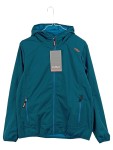 Vorschaubild 1 von Outdoorjacke Kinder Petrol Gr. 164 Polyester Uni Langarm Frühjahr/Sommer