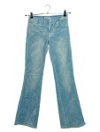 Vorschaubild 1 von Damen Jeans Bootcut Türkis Gr. 34 W26 Acid Wash