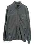 Vorschaubild 1 von Sweatjacke Herren Grau Gr. 54/XL Baumwolle Uni Casual Langarm Freizeit