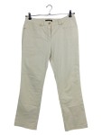 Vorschaubild 1 von Damen Stoffhose Gr. 40 Beige Chino Baumwolle Gold-Knöpfe