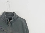 Vorschaubild 6 von Sweatjacke Herren Grau Gr. 54/XL Baumwolle Uni Casual Langarm Freizeit