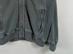 Vorschaubild 5 von Sweatjacke Herren Grau Gr. 54/XL Baumwolle Uni Casual Langarm Freizeit