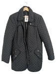 Vorschaubild 1 von Steppjacke Damen Gr. 38/M Schwarz Polyamid Uni Klassisch Langarm