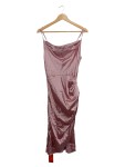Vorschaubild 1 von Trägerkleid Rosa Elegant Midikleid Party Gr. 36 S Raffung