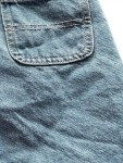 Vorschaubild 4 von Jeanskleid Kinder Blau Gr. 104 Baumwolle Blumenmuster Casual Freizeit