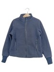 Vorschaubild 1 von Fleecejacke Kinder Gr. 116 Blau Polyester Uni Casual Langarm Freizeit