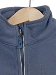 Vorschaubild 2 von Fleecejacke Kinder Gr. 116 Blau Polyester Uni Casual Langarm Freizeit