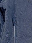 Vorschaubild 3 von Fleecejacke Kinder Gr. 116 Blau Polyester Uni Casual Langarm Freizeit