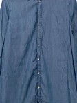 Vorschaubild 2 von Jeanskleid Kinder Blau Gr. 176 Viskose Uni Casual Freizeit Knopf