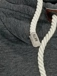 Vorschaubild 7 von Kapuzenpullover Hoodie Damen Gr. M Grau Meliert Casual Baumwolle