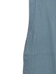 Vorschaubild 4 von Damen Schlauchkleid Blusenkleid Gestreift Baumwolle Blau Gr. 40 L