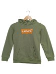 Vorschaubild 1 von Kinder Kapuzenpullover Hoodie Gr. 128 Oliv Streetwear Logo Herbst