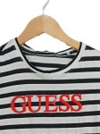 Vorschaubild 2 von Damen T-Shirt Gr. S gestreift schwarz weiß Logo rot Casual