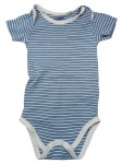 Vorschaubild 1 von TCM Baby Body Kurzarm Gestreift Baumwolle Gr. 86/92 Blau