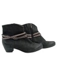 Vorschaubild 1 von Tamaris Damen Leder Stiefeletten Schwarz Gr. 37 Ankle Boots Absatz