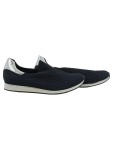 Vorschaubild 1 von Damen Slipper Slip-On Sneaker Gr. 41 Schwarz Silber Wabenstruktur