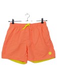 Vorschaubild 1 von Badeshorts Herren Orange Gr. 48/M Polyester Uni Sportlich Sport Freizeit