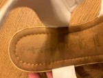 Vorschaubild 5 von Plateausandalen Damen Leder Weiß Gr. 38 Metallic Schnalle 6cm