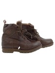Vorschaubild 1 von Stiefel Herren Gr. 40 Braun Leder Schnürung 3 cm Outdoor Uni