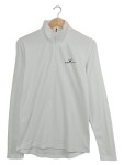 Vorschaubild 1 von Fleecepullover Herren Weiß Gr. 50/M Polyester Logo-Print Sportlich