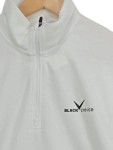 Vorschaubild 2 von Fleecepullover Herren Weiß Gr. 50/M Polyester Logo-Print Sportlich