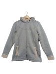 Vorschaubild 1 von Kinder Fleecejacke Gr. 176 Grau Meliert Outdoor Kapuze