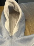 Vorschaubild 2 von Kinder Fleecejacke Gr. 176 Grau Meliert Outdoor Kapuze