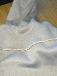 Vorschaubild 3 von Kinder Fleecejacke Gr. 176 Grau Meliert Outdoor Kapuze