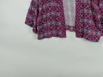Vorschaubild 4 von Morgenmantel Kimono Damen Viskose Boho Gr. 38 M Mehrfarbig