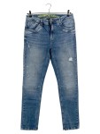 Vorschaubild 1 von Ripped Jeans Herren Blau Gr. W33/50/L Baumwolle Uni Streetwear 45 cm