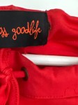 Vorschaubild 5 von Trainingshose Jogginghose Damen Streifen Rot Baumwolle Gr. 40 L