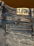 Vorschaubild 4 von Ripped Jeans Herren Blau Gr. W33/50/L Baumwolle Uni Streetwear 45 cm