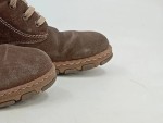 Vorschaubild 4 von Stiefel Damen Gr. 39 Braun Wildleder Schnürung 2 cm Casual Alltag Uni