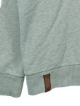 Vorschaubild 3 von Damen Pullover Hoodie Gr. L Grün Meliert Baumwolle Freizeit