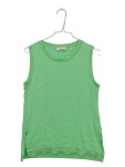 Vorschaubild 1 von Pullunder Damen Gr. 38/M Grün Lyocell Uni Basic Ärmellos Alltag