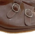 Vorschaubild 3 von Ortopedico Damen Sandalen Leder Braun Gr. 38 Keilabsatz Fußbett