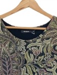Vorschaubild 4 von Damen Kleid Gr. S Paisley Boho Tunika Mehrfarbig Viskose