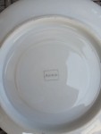 Vorschaubild 6 von Unterteller Porzellan Weiß Goldrand Blauer Rand Elegant