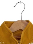 Vorschaubild 4 von Kinder Fleecejacke Gr. 116 Norwegermuster Gelb Reißverschluss